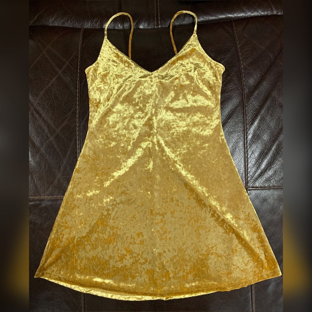 Gold BabyDoll Dress